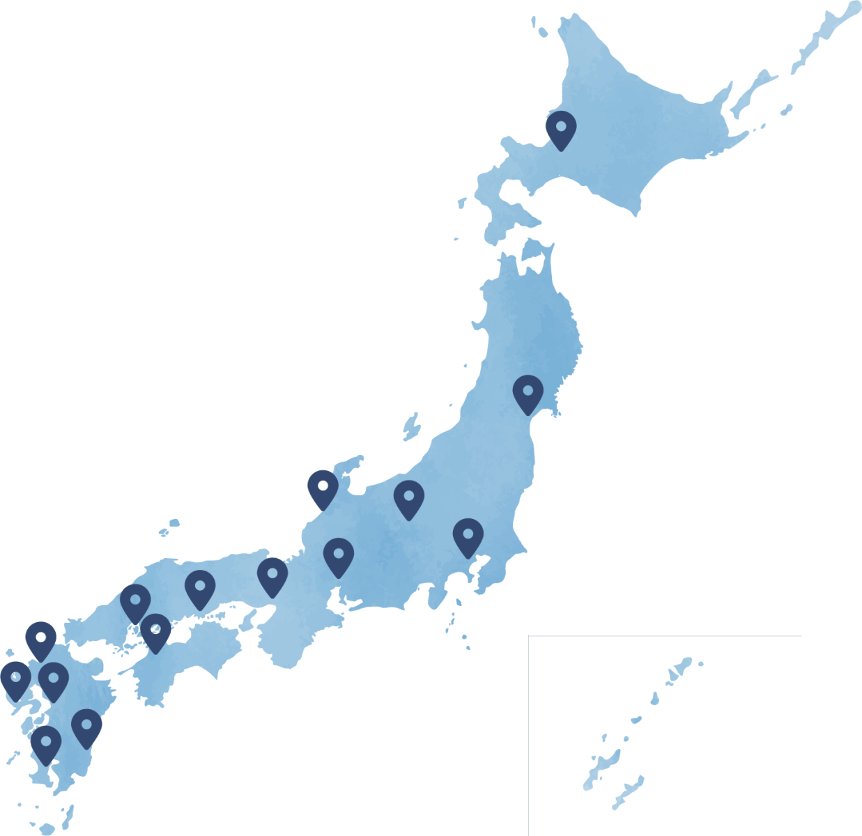 地図：Purchase（パーチェス） TOKYOの全国支店